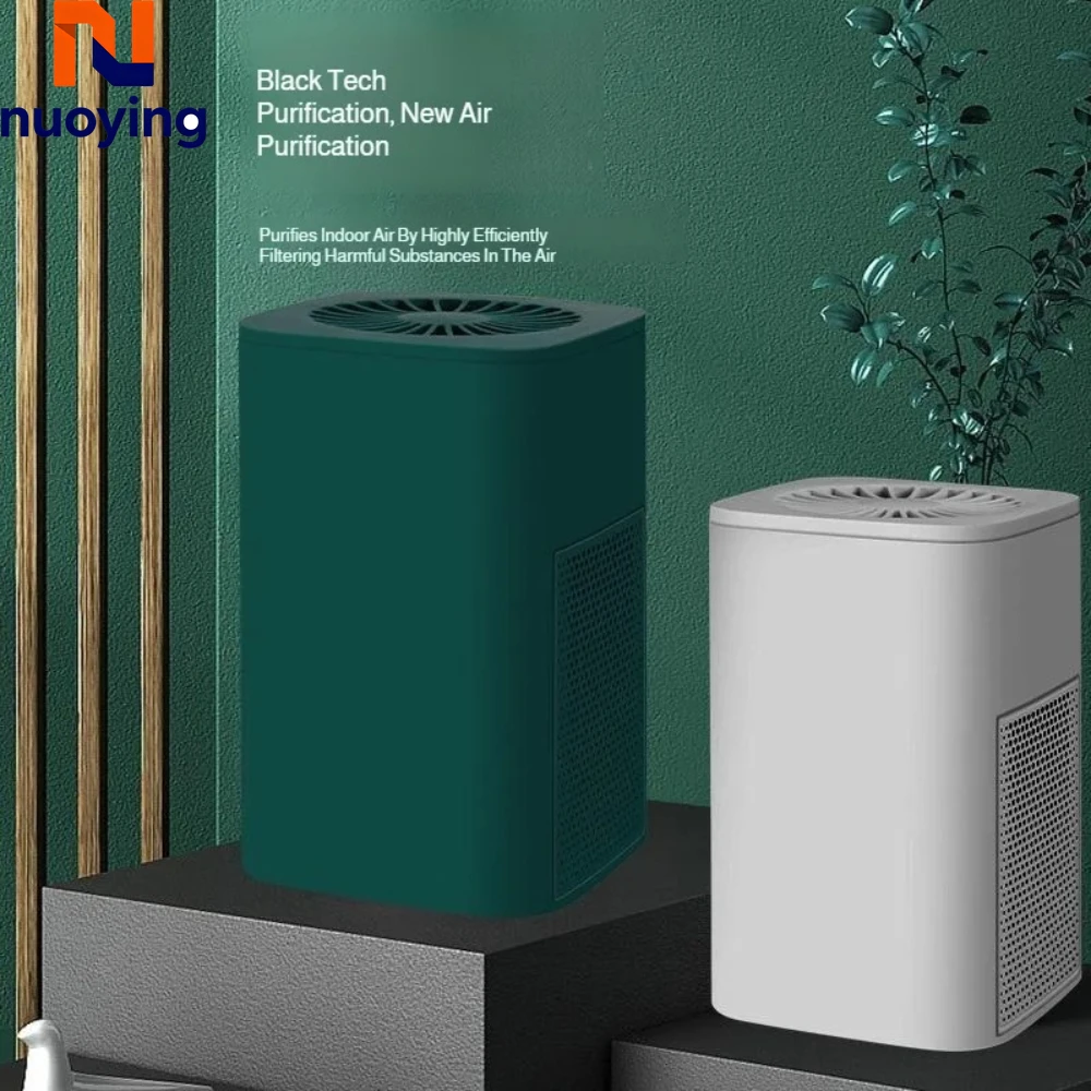 Purificador de Aire Eficiente para Eliminar Formaldehído, Generador de Iones Negativos para Humo y Olores, HEPA Doméstico para Auto y Habitación