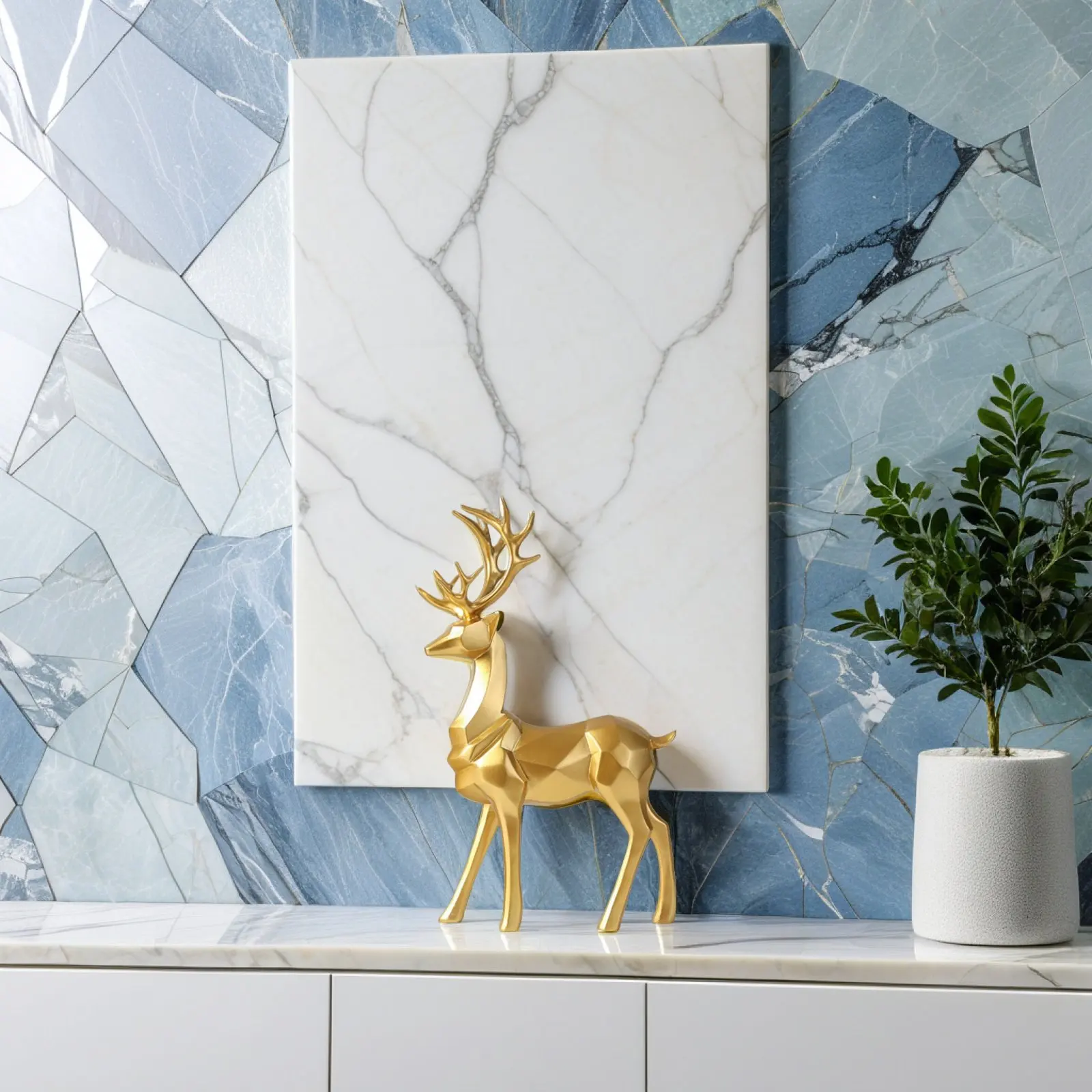 

2 шт. декоративные фигурки оленей из смолы, уникальные скульптуры оленей для гостиной, спальни, центрального элемента стола, рождественский декор для дома