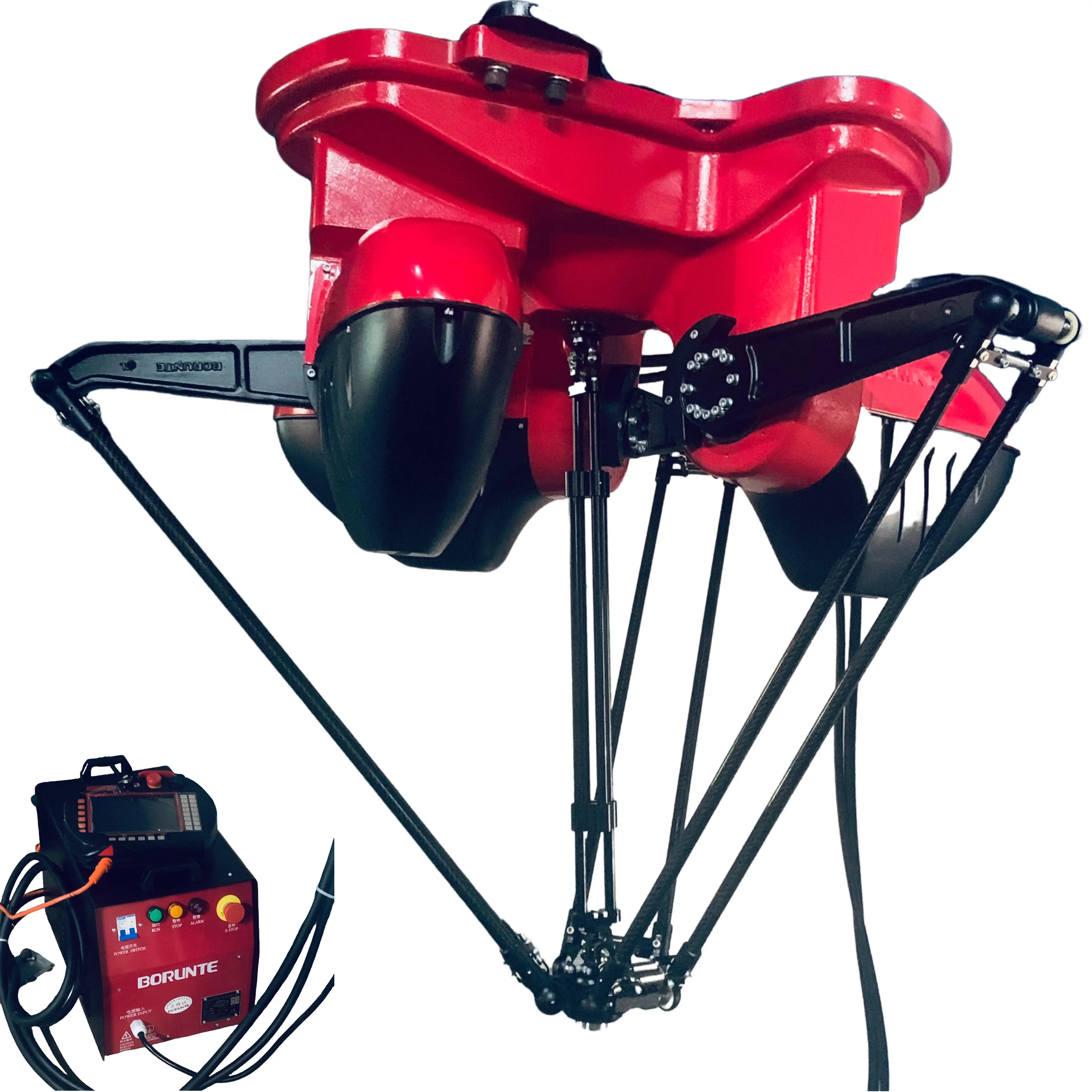 Precision 4 Axis Parallel Robot Vision 3kg Payload 1000mm Reach 3kW 220V Fast Sorting IP40