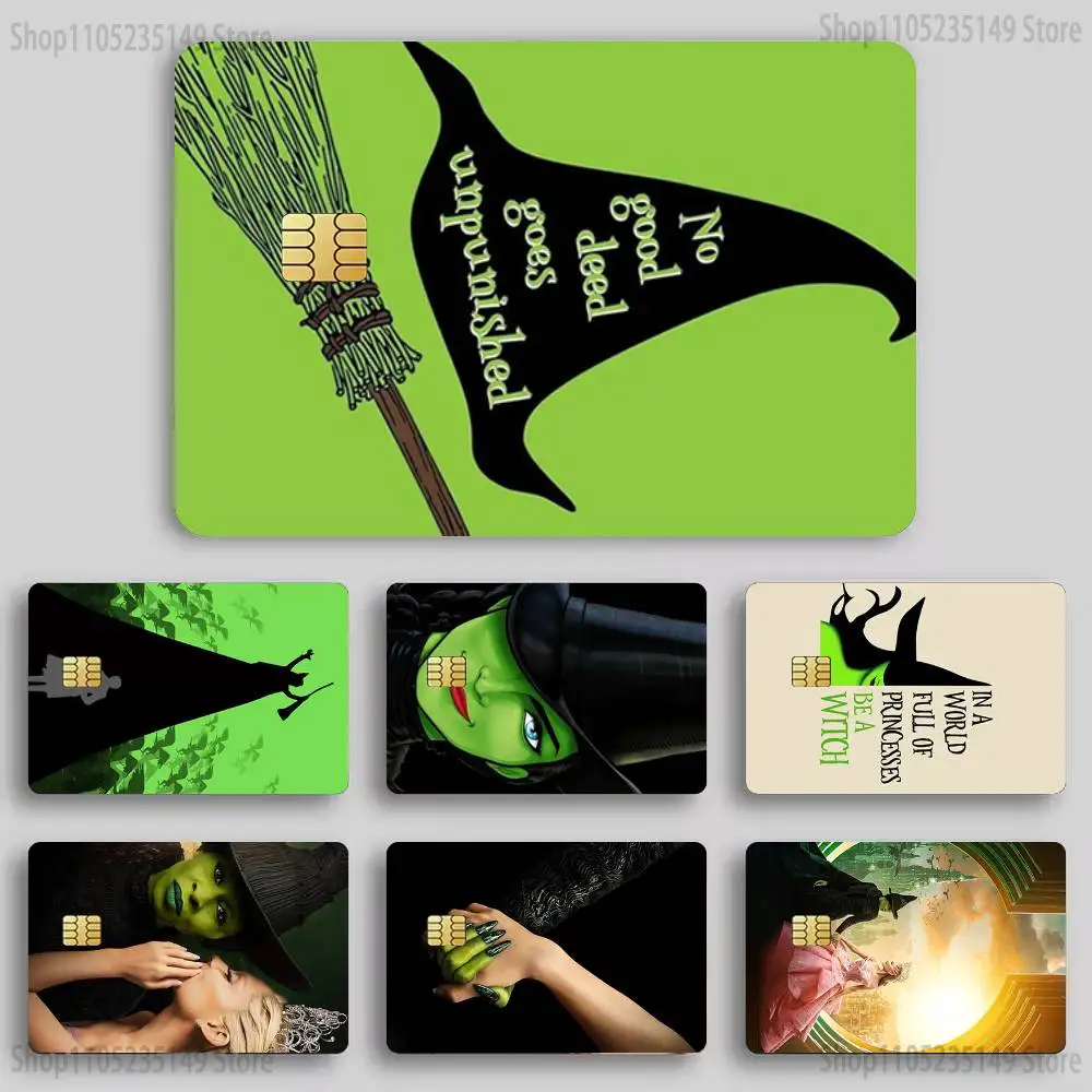 

W-Wicked Musical Sticker Film Tape Skin for Credit Card Debit Card Cartoon Waterproof Stickers Small Chip