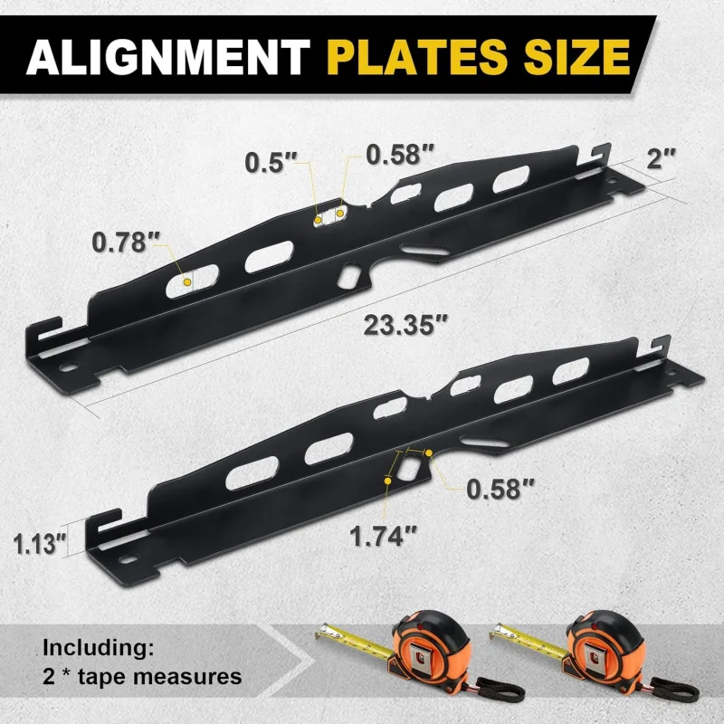Wheel Alignment Plate Tool Kit Car Shoe Toe Plate Wheel Alignment Tool,Suitable for Cars view 5
