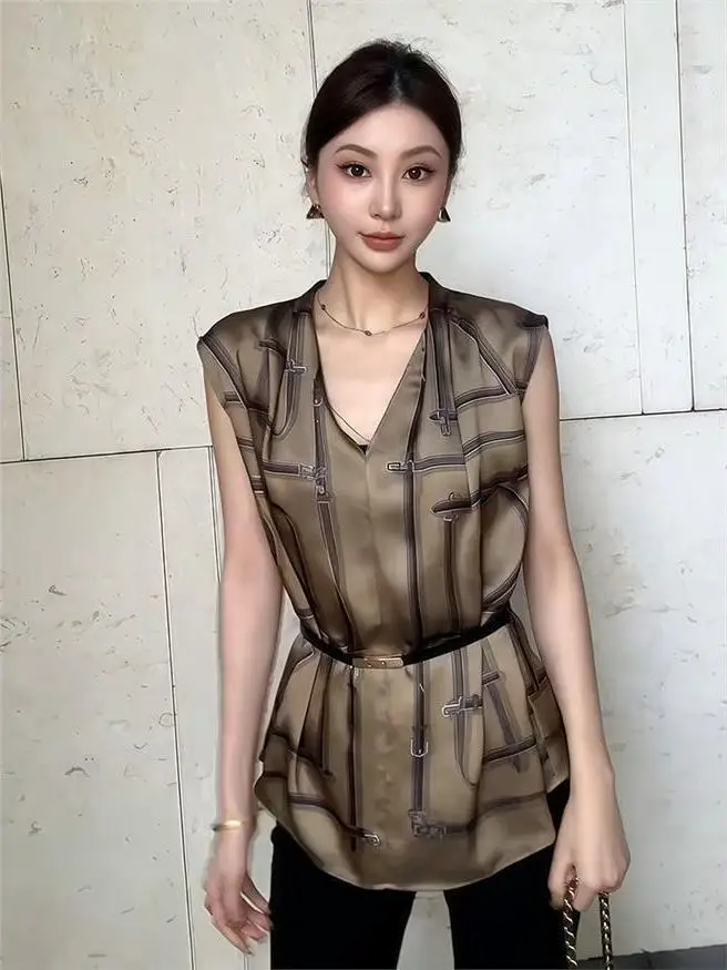 

Ele Summer Svel irt Women's Premium Lightweight Age-defng Faionable Slimming Top Korean Sle Loose Fit