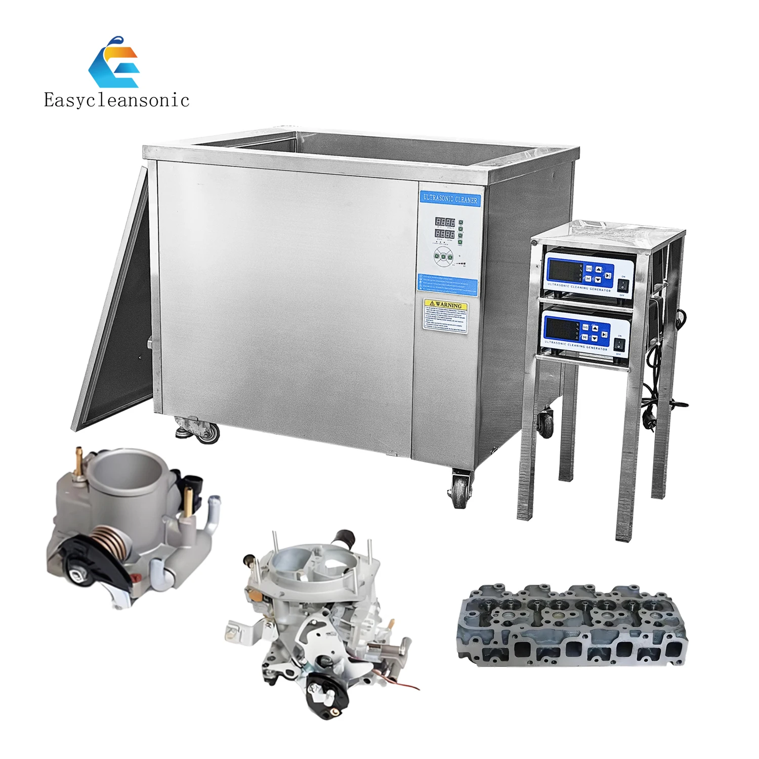 Single Tank Industrial Ultrasonic Cleaner Car Engine Cylinder Block Parts Injector DPF Cleaning Machine Ultrasonic Bath