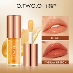O.TWO.O Lipstickc Lip Oil Lip Gloss Moisturizing Plumping Non-Sticky Long Lasting Repairing Primer Glossy Lips Lip Balm Lipstick