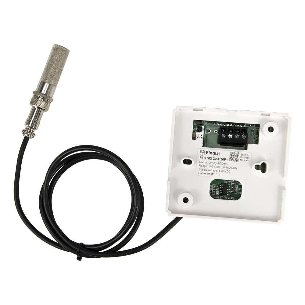 FTHT02 1m cable high temperature and humidity sensor transmitter 4-20mA 0-5V 0-10V RS485 output built-out sensor