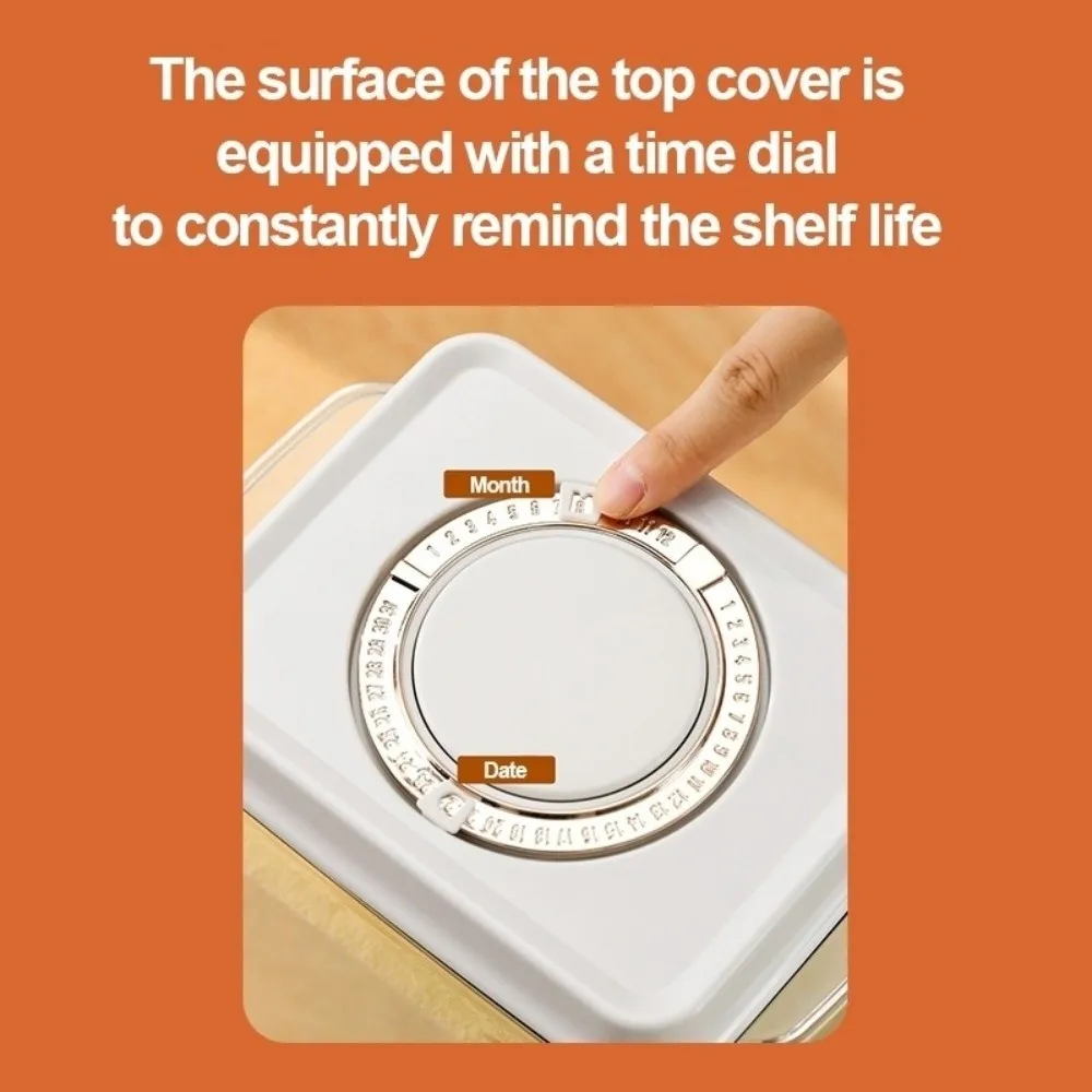 

Многофункциональный контейнер для сухого молока 800/1200 мл с ложкой, прозрачная водонепроницаемая мини-коробка для хранения зерна