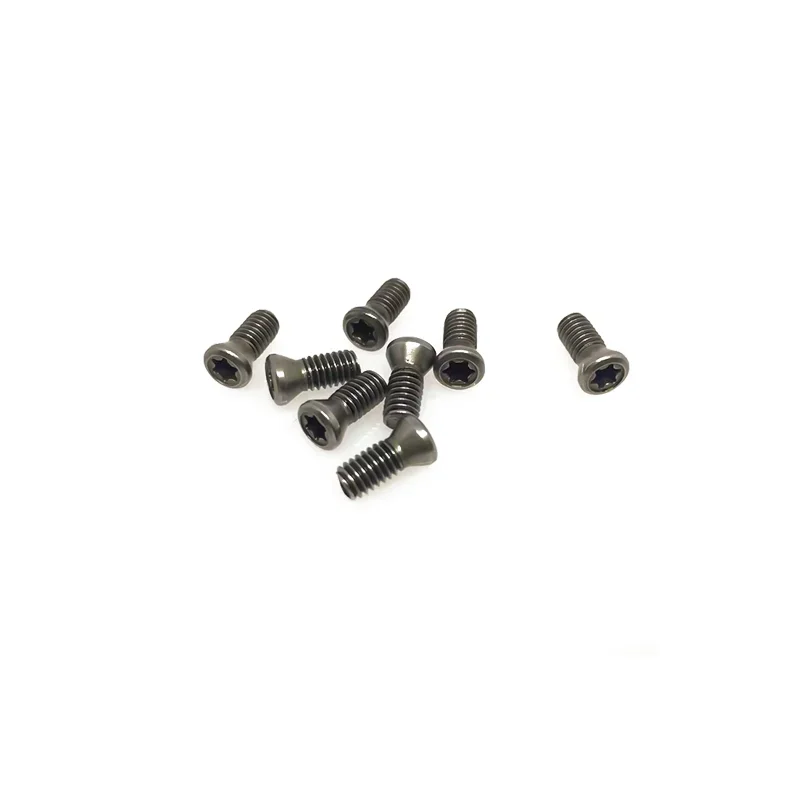 High Quality 50pcs 10pcs M1.8 M2 M2.5 M3 M3.5 M4 M5 M6 CNC Insert Torx Screw for Replaces Carbide Inserts CNC Lathe Tools holder