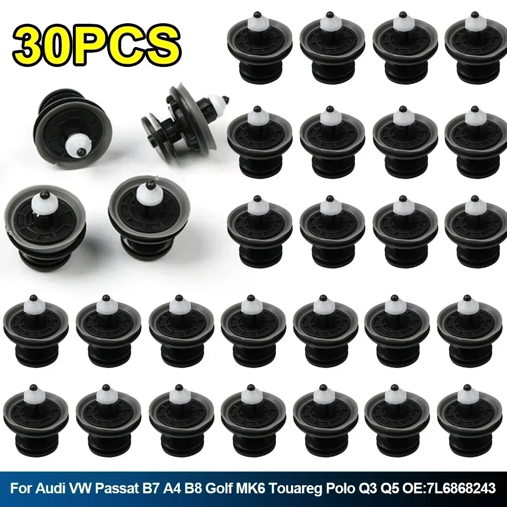 

10-30PCS Car Door Panel Card Trim Clips Fastener Fixing Push Rivets Retainer For Audi A1 8X A4 B8 A5 8T A6 A8 Q3 8U Q5 Q7 4L TT