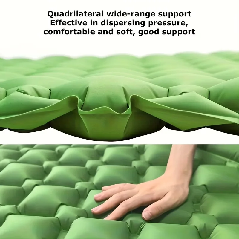 Rhombus Style Camping Inflatable Sleeping Pad - Two Interlockable Inflatable Pads