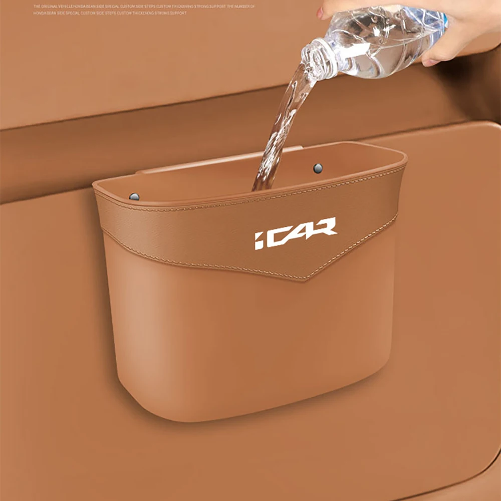 In-car trash Can Umbrella Storage Rear Seat Storage Box Modification Accessories Fit for Chery ICAR V27 V23 2024 2025 2026 view 5