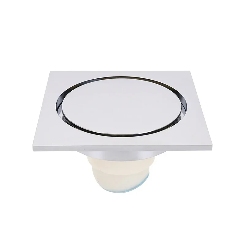 10x10cm square brass floor drain odor proof floor drain cover bathroom shower hardware bathroom accessories shower accessories