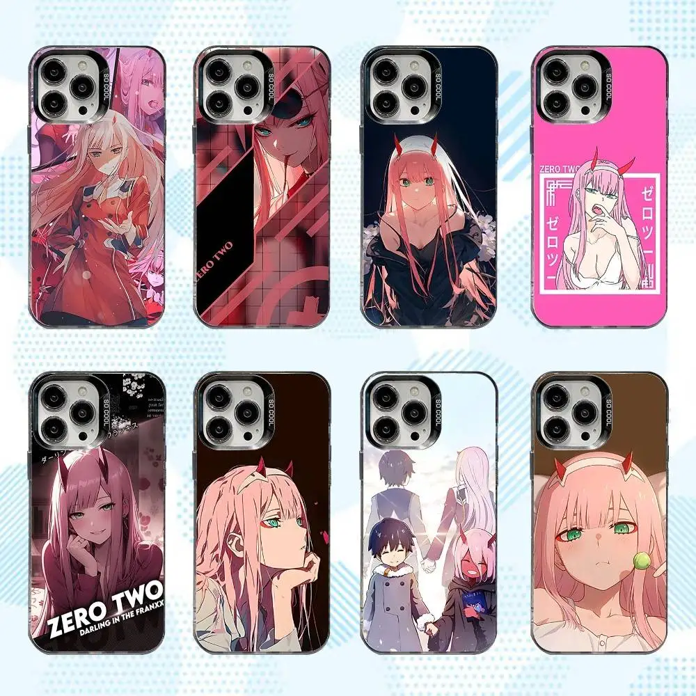

D-Darling in the F-Franxx Phone Case For iPhone 17,16,15,14,13,12,X,8,Pro,Max,Plus,E,SE4,Air,Mini IMD Matte Black