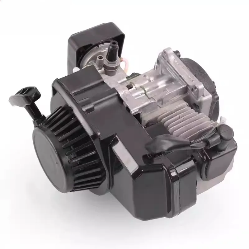 Engine With Two Stroke 49CC Transmission Converting A Bicycle
