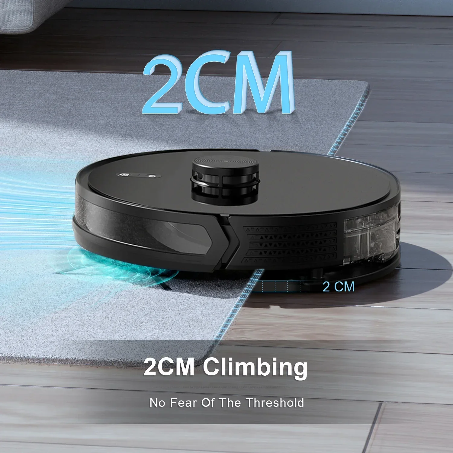 Smart Self-Emptying Robot Vacuum Cleaner Mop Mop EU Plug Wet Dry Cleaning Functions 5.0 LDS Intelligent Floor Cleaning