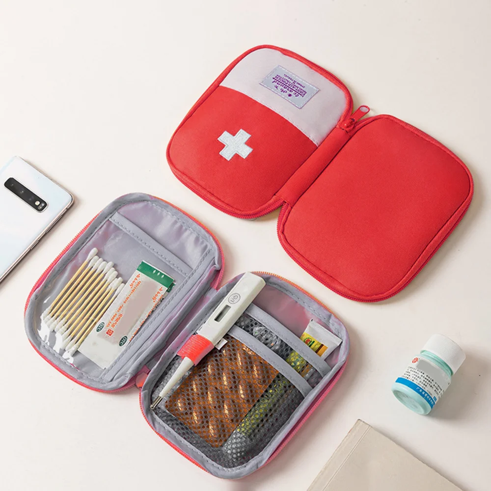 Portable Cute First Aid Kit Medical Emergency Kits Organizer Outdoor Household Medicine Pill Storage Bag Travel