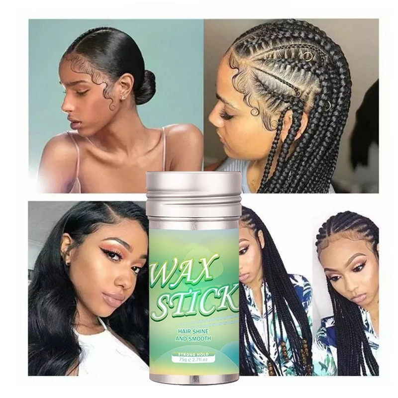

75g Shattered hair finishing Hair Wax Stick Gel Cream Styling Hair Frizz Fixed Fluffy Children Men And Women Styling Wax