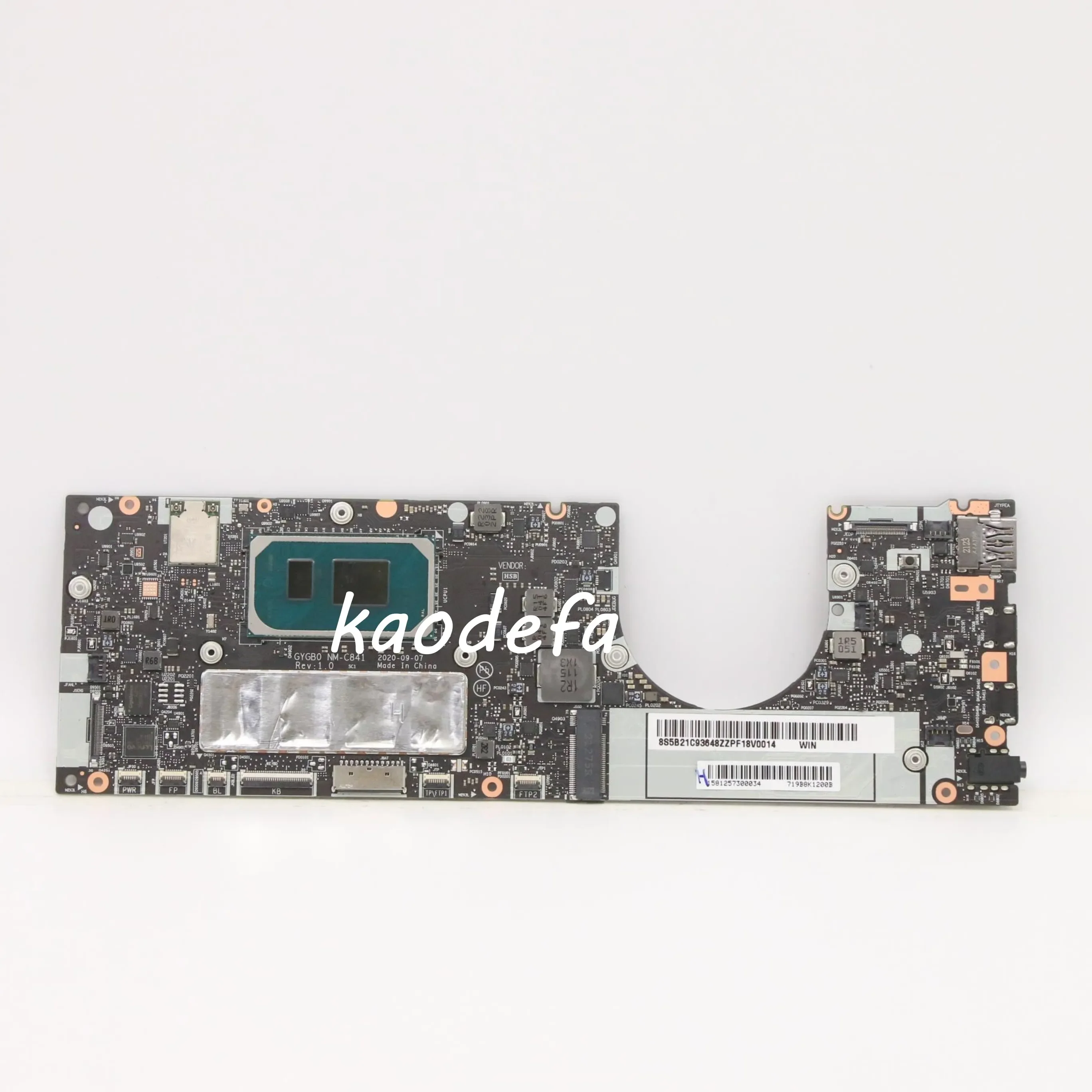 Imagem -03 - Placa-mãe Portátil para Lenovo Ideapad Yoga 914itl5 Cpu I5-1135g7 I7-1185g7 Ram Ddr4 100 Testado Totalmente Testado Gygb0 Nm-c841