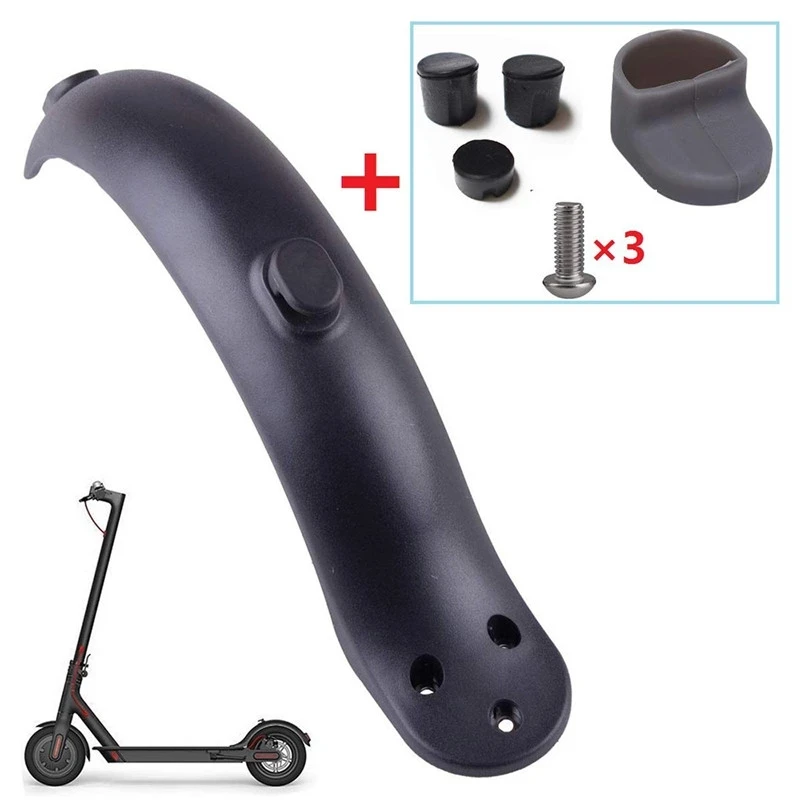 Paralama traseiro para Xiaomi Mijia M365 Scooter Elétrico, Pneu Splash Fender Guard, 1S Pro Scooter, Peças de Reposição, Dropship