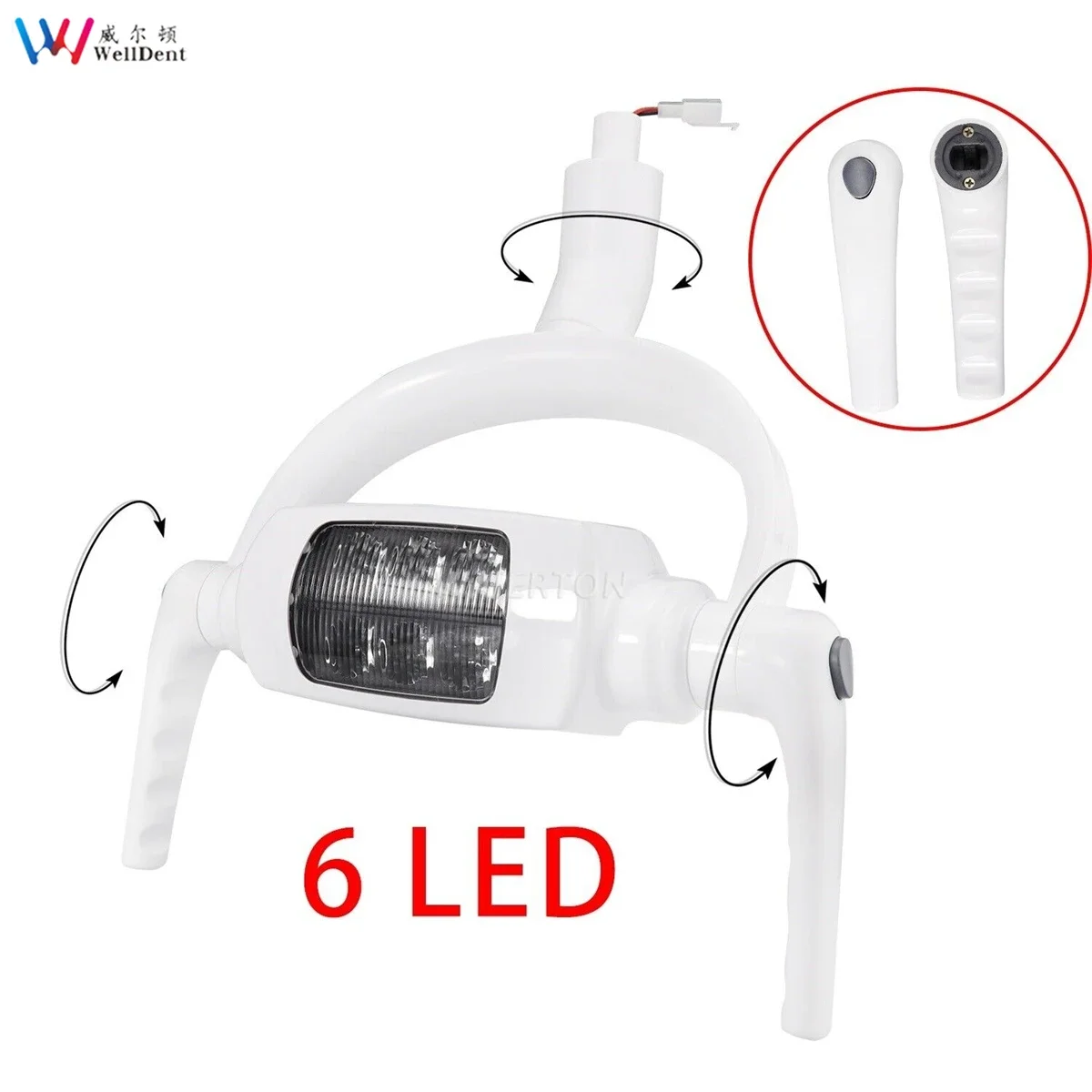 Dental Lamp 6LED 20W Oral Operation Teeth Lamp Oral Induction Sensor Light LED for Dental Unit Chair