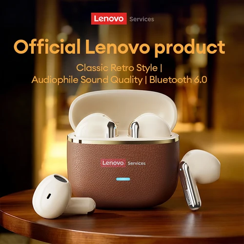 Imagen 2 del producto Auriculares originales Lenovo LE230 TWS Bluetooth 6,0, auriculares inalámbricos con reducción de ruido para llamadas ENC, sonido HiFi, auriculares de baja latencia