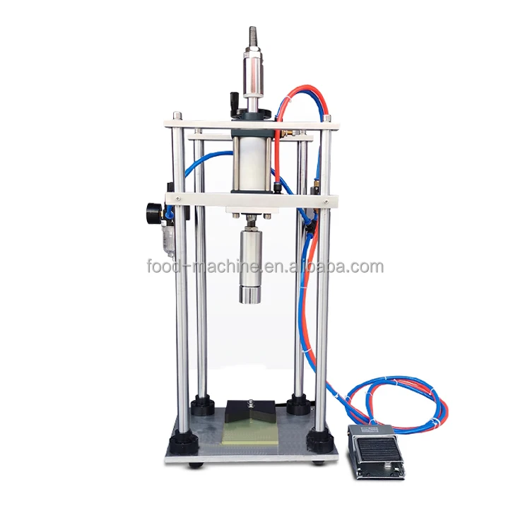 آلة تغطية زجاجات البيرة شبه الأوتوماتيكية الهوائية #5