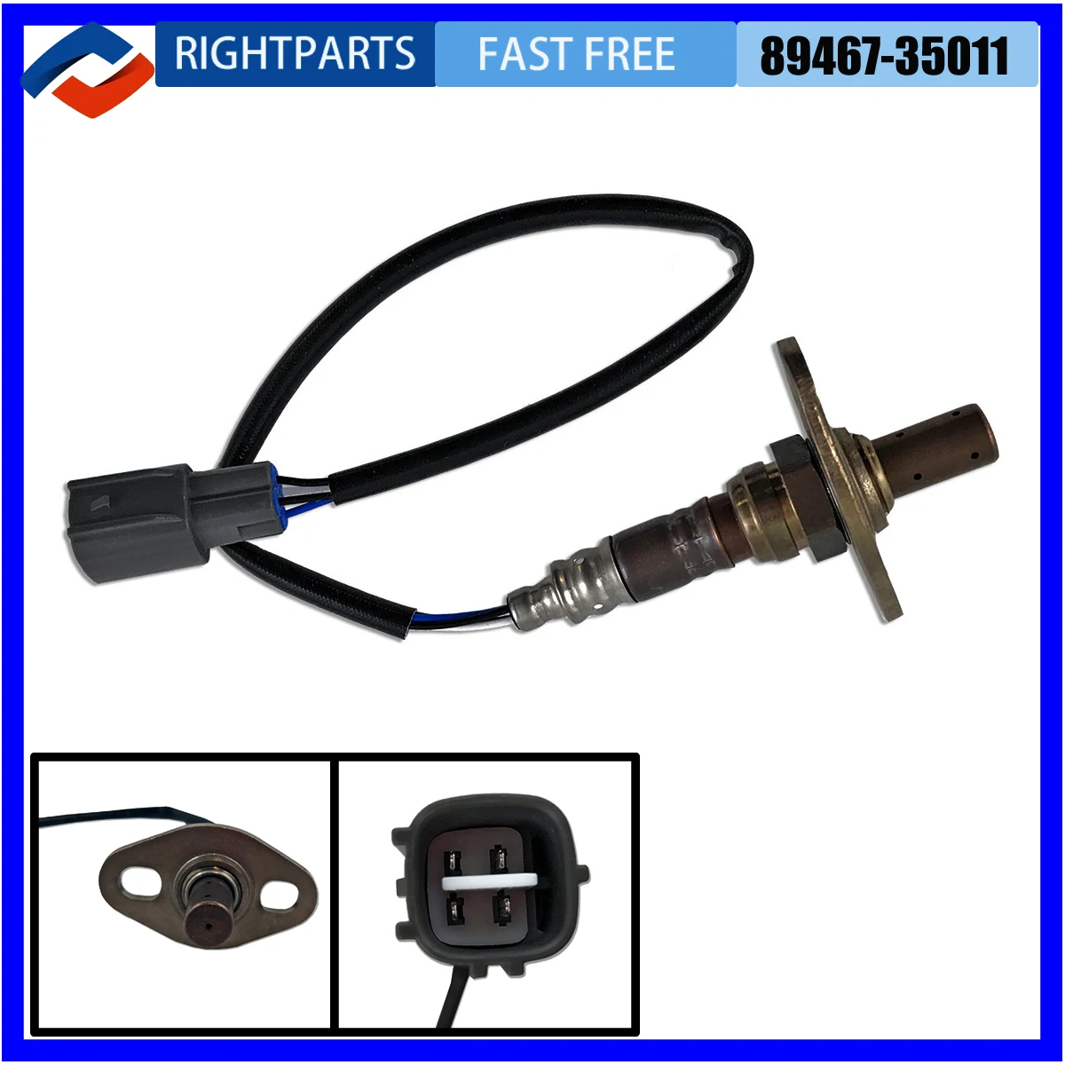 RIGHTPARTS 89467-35011 Upstream Lambda Oxygen O2 Sensor For Toyota Tacoma Tundra 4Runner 2.4L 2.7L 3.4L 234-9001 8946735011