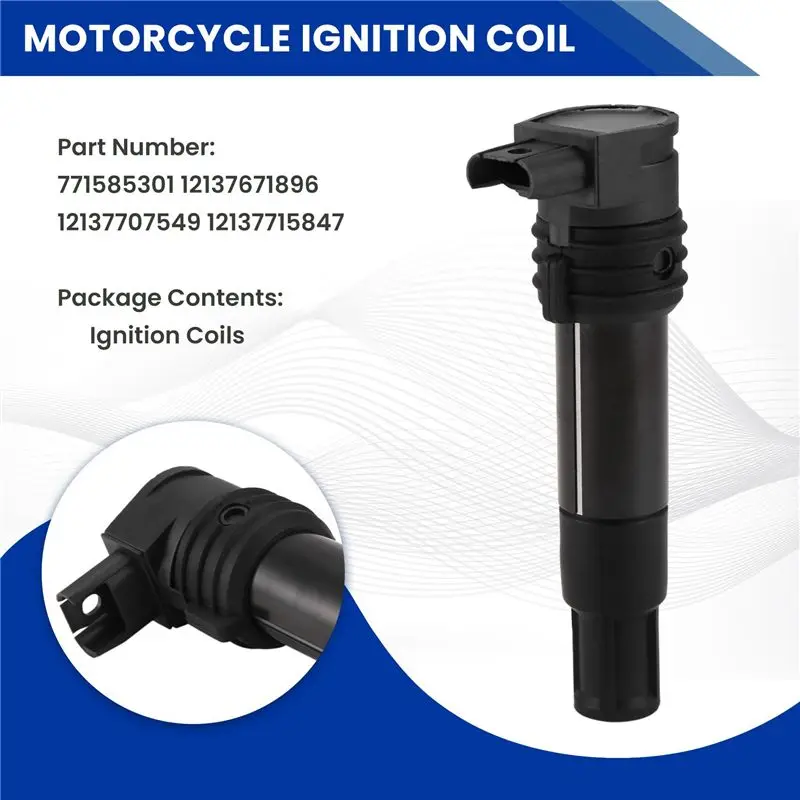 A11M-4X 12137715847 MOTORCYCLE Ignition Coil For BMW R1100 S R1150 R1200 GS R900 / RS / RT 1999-2013 771585301 12137671896