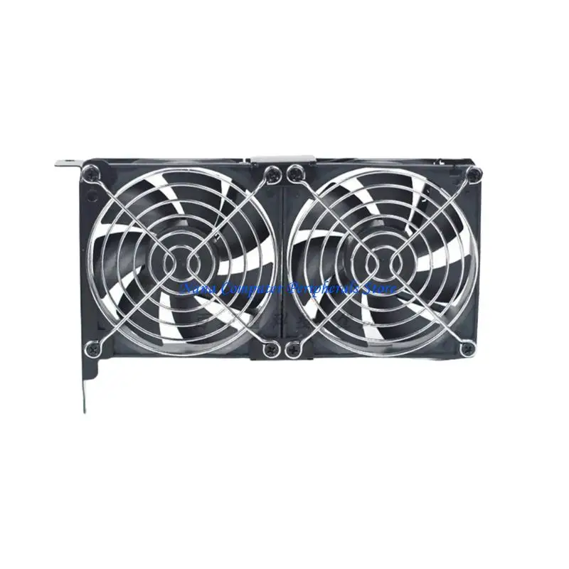 F68C Reliable Video Card Cooling Fan VGA Coolers for Enhances Air Circulation and Reduced Noise Levels Metal Grills