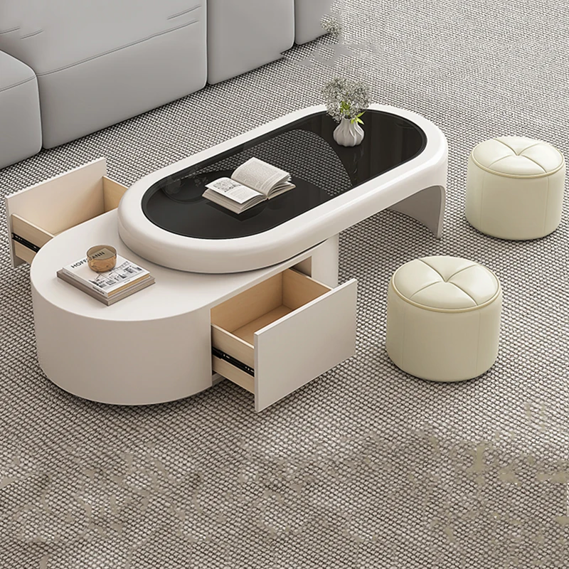 Computer Writing Coffee Table Space Saving Standing Cheap Clear Side Table Photo Album Transform Couchtisch Salon Furniture