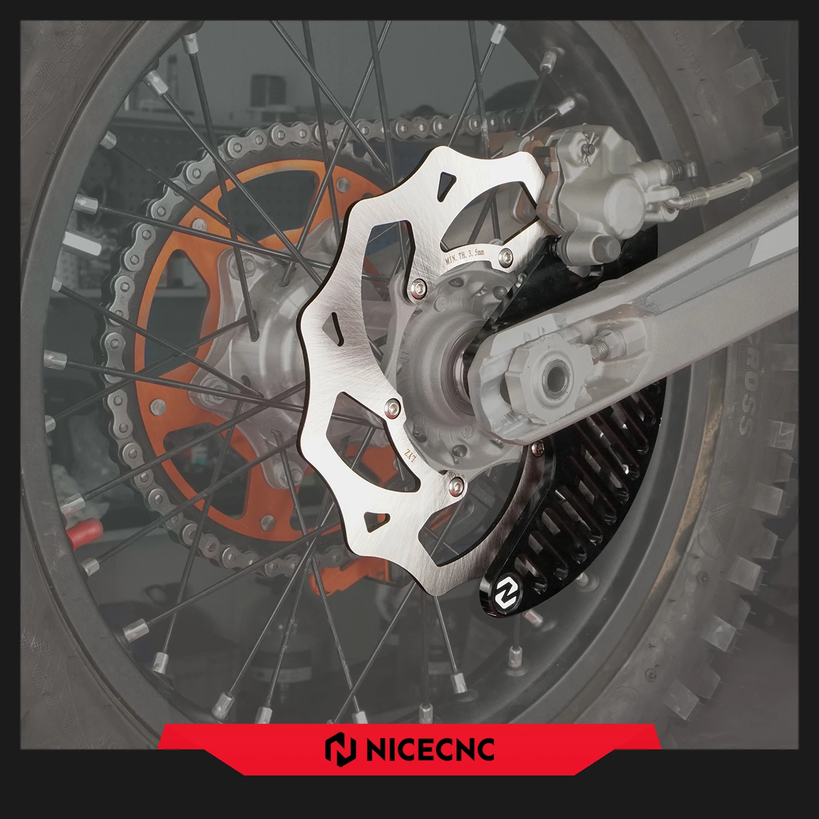 

2025 2024 For Stark Varg EX MX Rear Brake Disc Rotor Brake Disc Guard Stunt Kit For STARK VARG MX Accessories Electric Dirt Bike