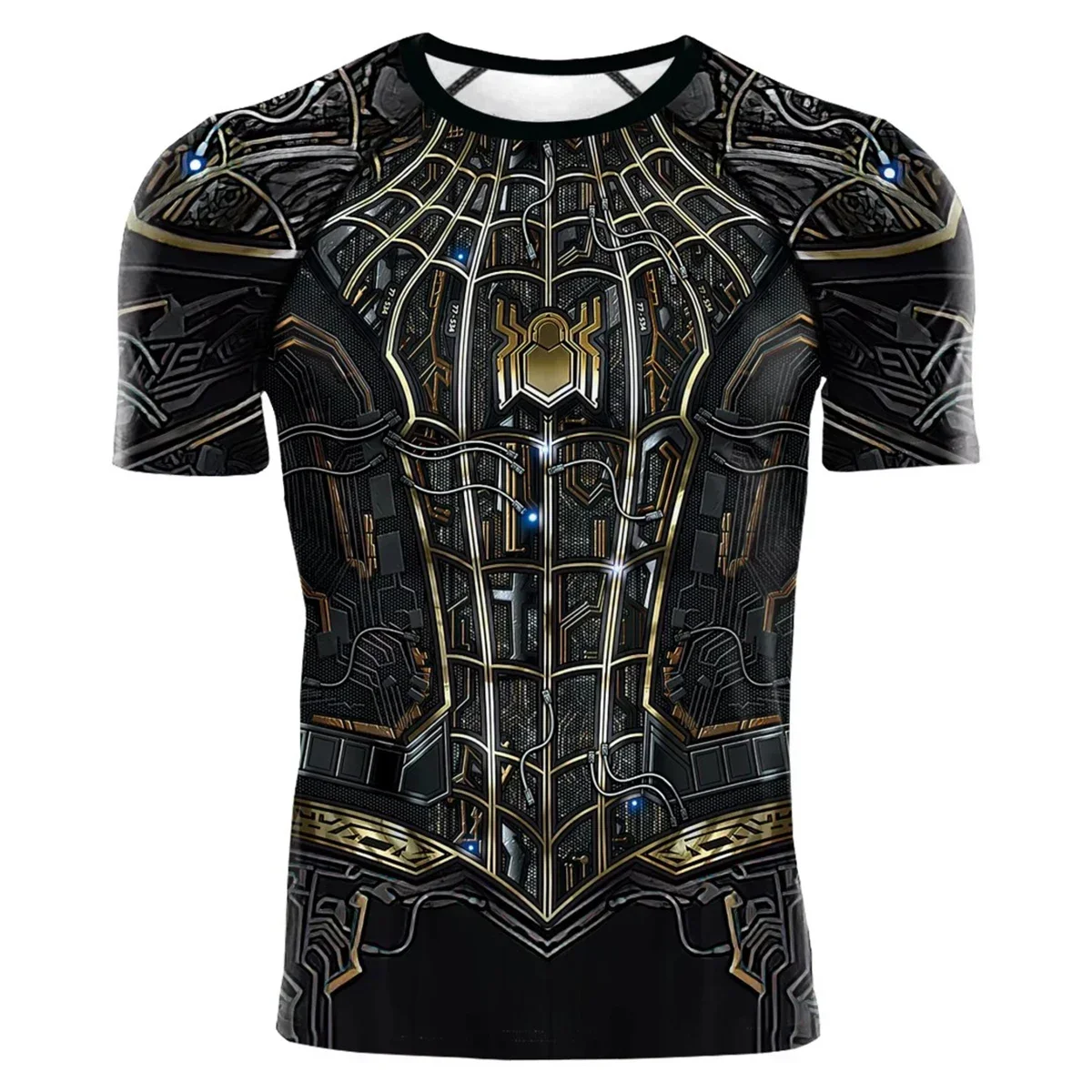 Sommer Neues Herren-T-Shirt Rollenspiel Kurzarm-T-Shirt Superhelden Herren-Oberteil Sportbekleidung – Detail 8