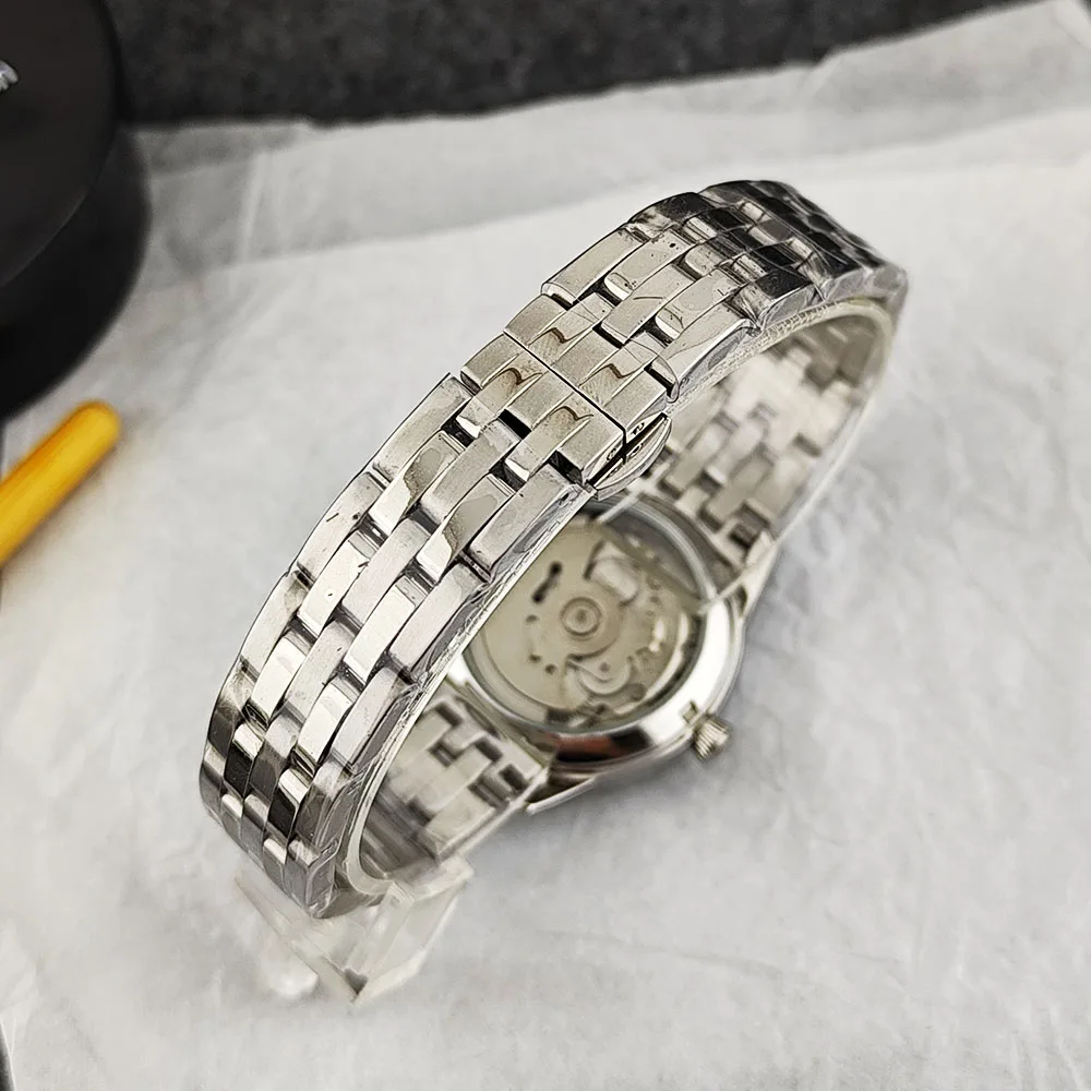 2026 Women's Watch Cocktail Dial Watch 33mm Stainless Steel Watch Customized Logo Automatic Watch Suitable for NH35 Movement - view 5