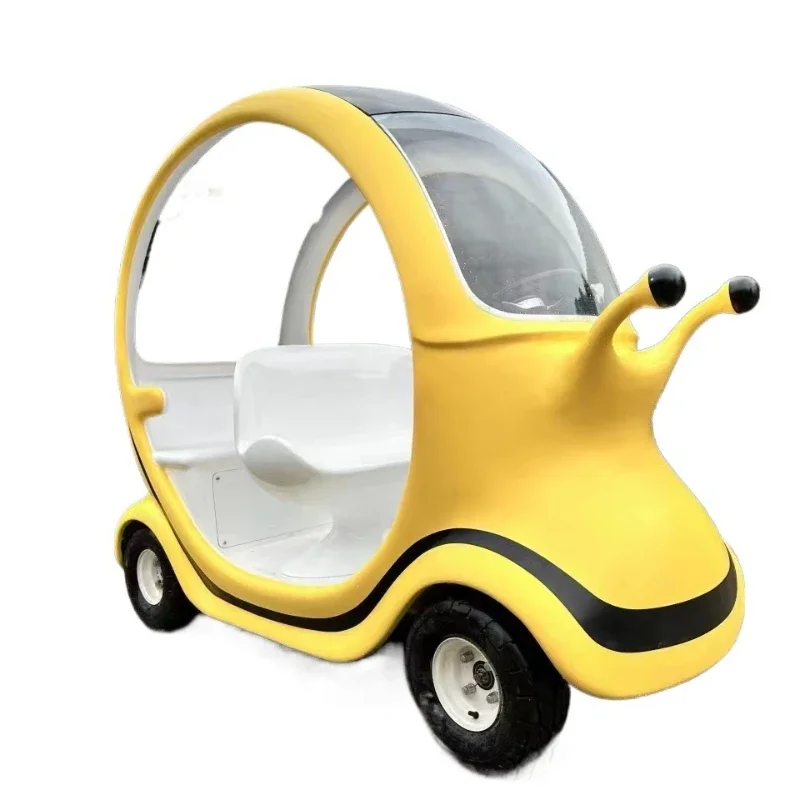 Travel scenic snail knight, sightseeing car travel scooter, four-seat electric vehicle, scan the code self-driving car