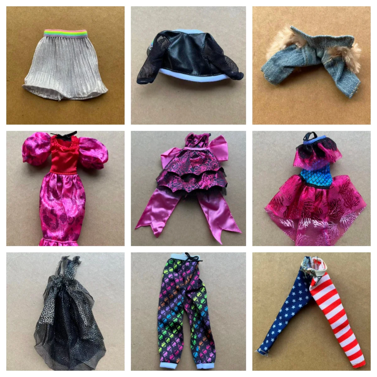 Monstering Doll Coat Tshirt Blouse 1/6 Slim Dressing Parts Colorful Decors For Slim Doll Body