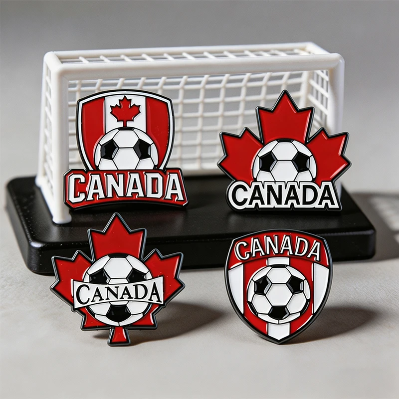 Custom Football Competition Enamel Pin Soccer Pins For Fans Badge Backpack Clothes Hat Trendy Decorative Accessory Jewelry Gifts