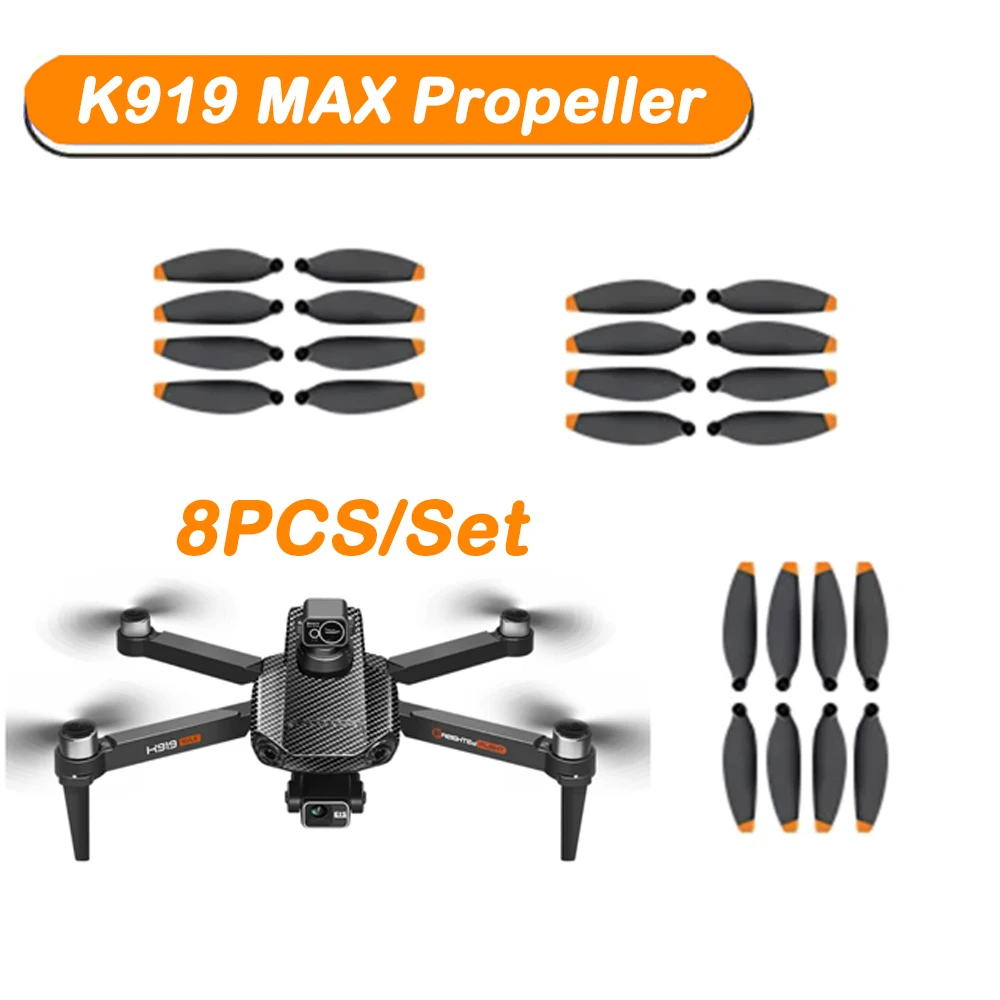 Wholesale Drone Propeller Spare Part Original for K919 MAX Screen Remote Control Brushless Drone K919MAX Propeller Blade Accesso