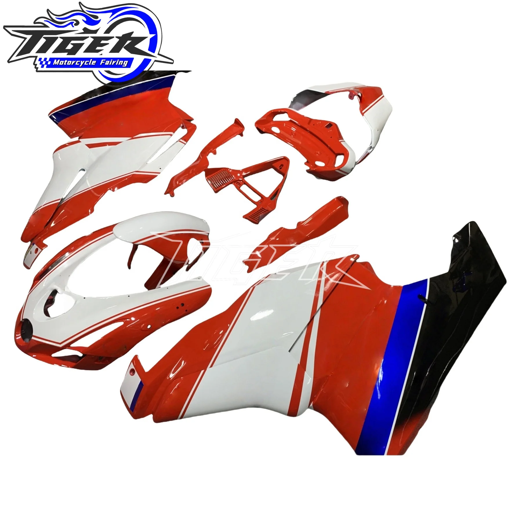 

Motorcycle Fairings Kit for DUCATI 749 999 2003 2004 2005 2006 03 04 05 06 Bodywork Set High Quality ABS Injection New red whit