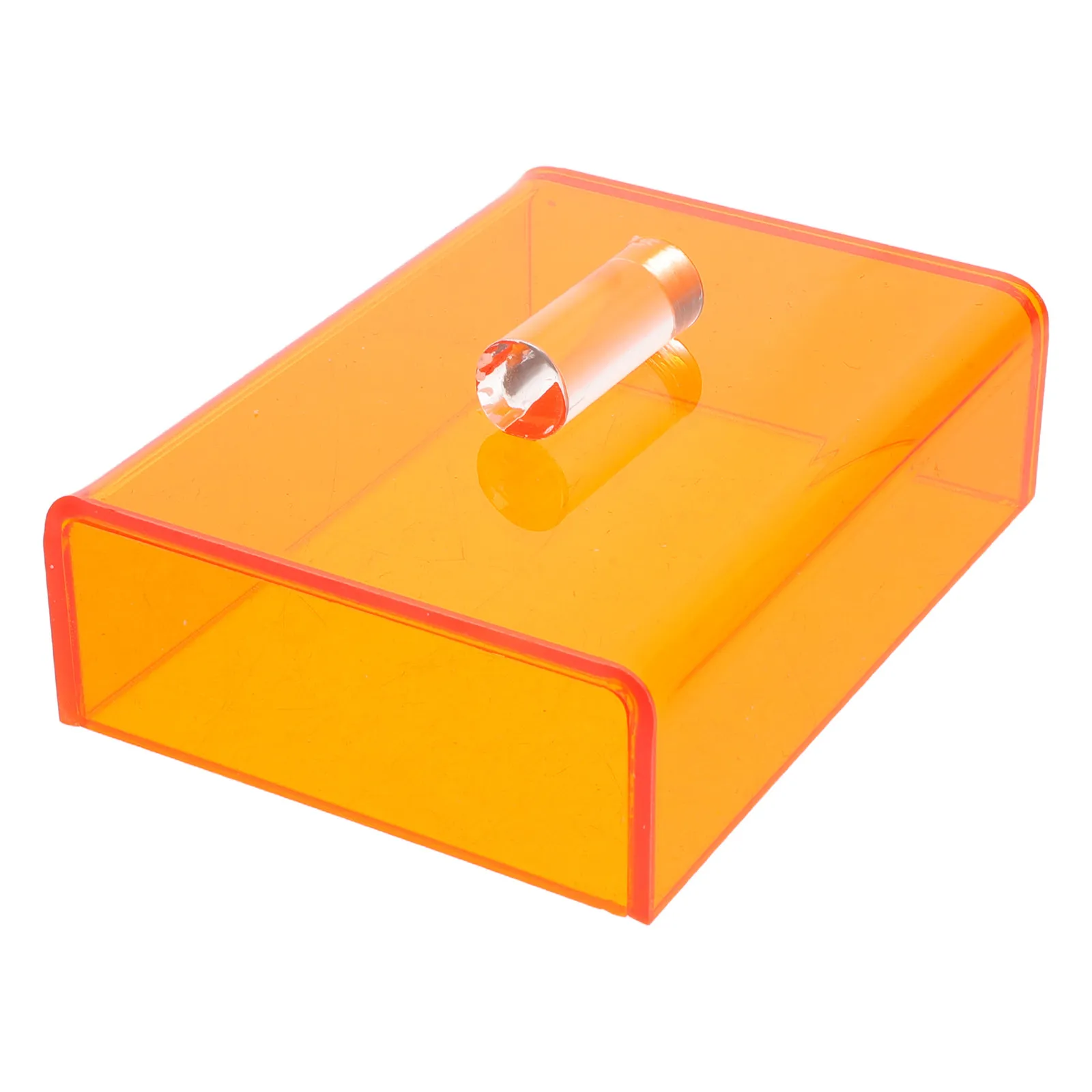 Light Blocking Protective Case Clear Orange Uv Shield Technology Small Pill Holder Portable Pill Case for Light Sensitive