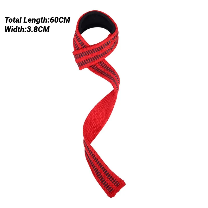 Weightlifting Wrist Straps Strength Training Adjustable Non-Slip Gym Fitness Lifting Strap Support Sports Grip Band Brace Wrap image 6