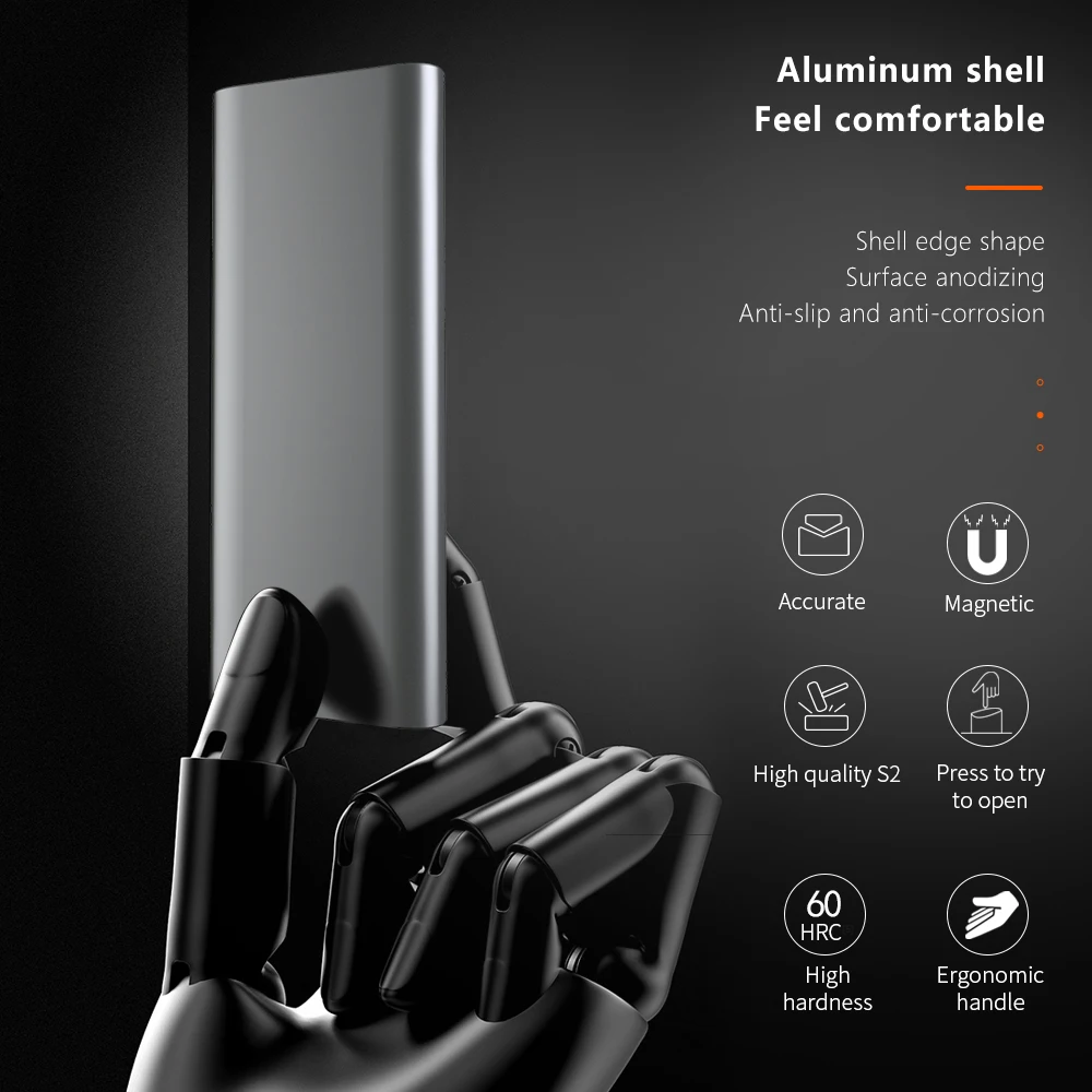 Imagem -05 - Portátil Precision Screwdriver Grupo Kit de Ferramentas Manual sem Fio sem Fio Magnético Pequeno Bit para Xiaomi Mobile Phone Novo 48 em 1