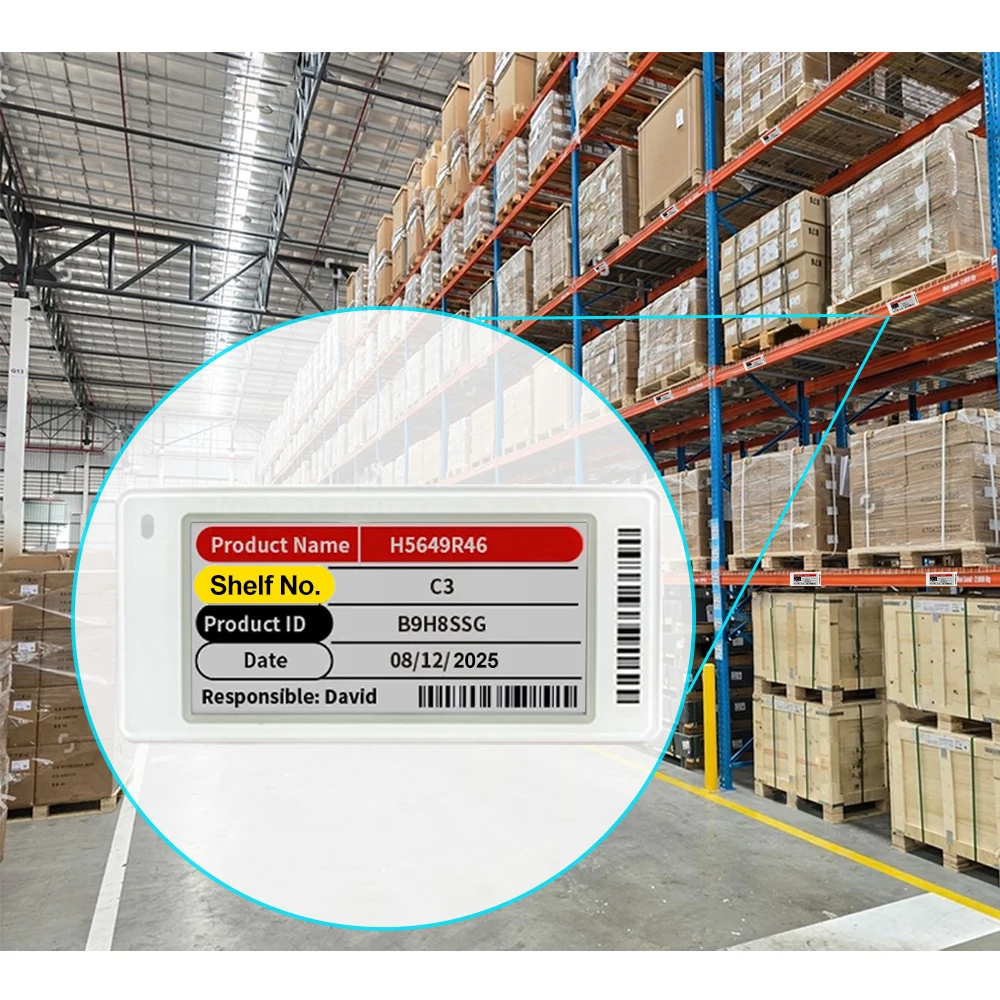 

Электронная этикетка на полке, ценник, электронная бумага, экран E-Ink, цифровая система Esl для супермаркета, склада, цепного магазина