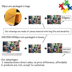 35/300/500/1000pcs Pixar Toy Story puzzle, adult and children's educational toys, gifts, wooden puzzles