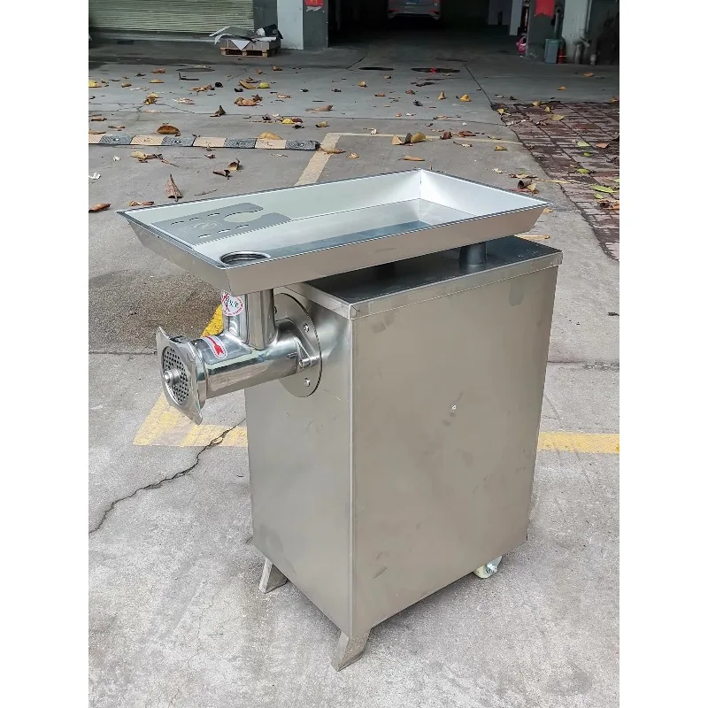 Picture 6: Customized Commercial Grade Electric Meat Mincer System Multi-Purpose Frozen Meat Processing Seasoning Mixer