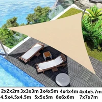 Vela triangular de varios tamaños para sombra de sol, impermeable, para exteriores, jardín, Patio, fiesta, protector solar, toldo para playa, Camping, piscina