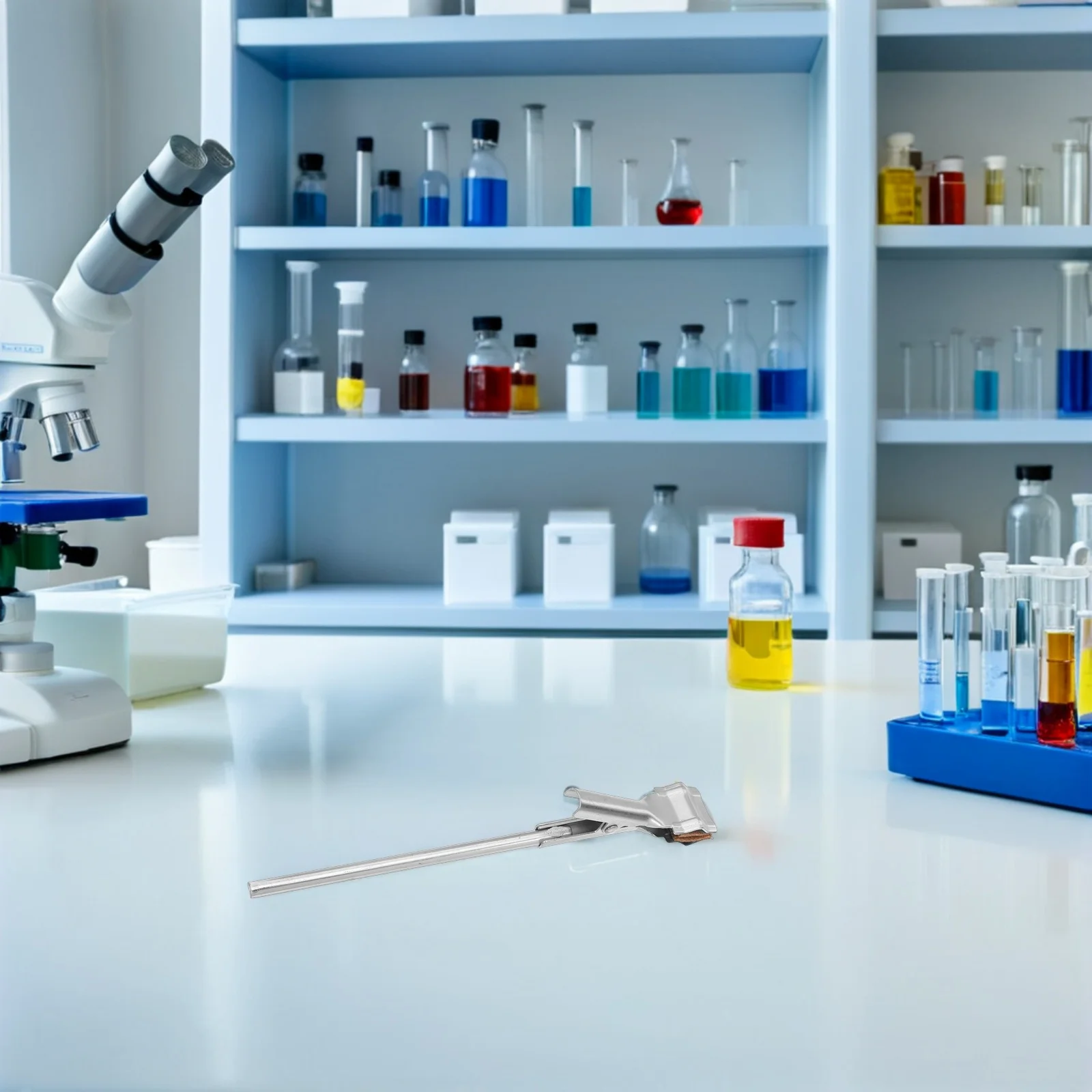 

4Pcs Test Tube Holder Lab Clamp Support Clamp High Temperature Resistant Beaker Holder for Chemistry