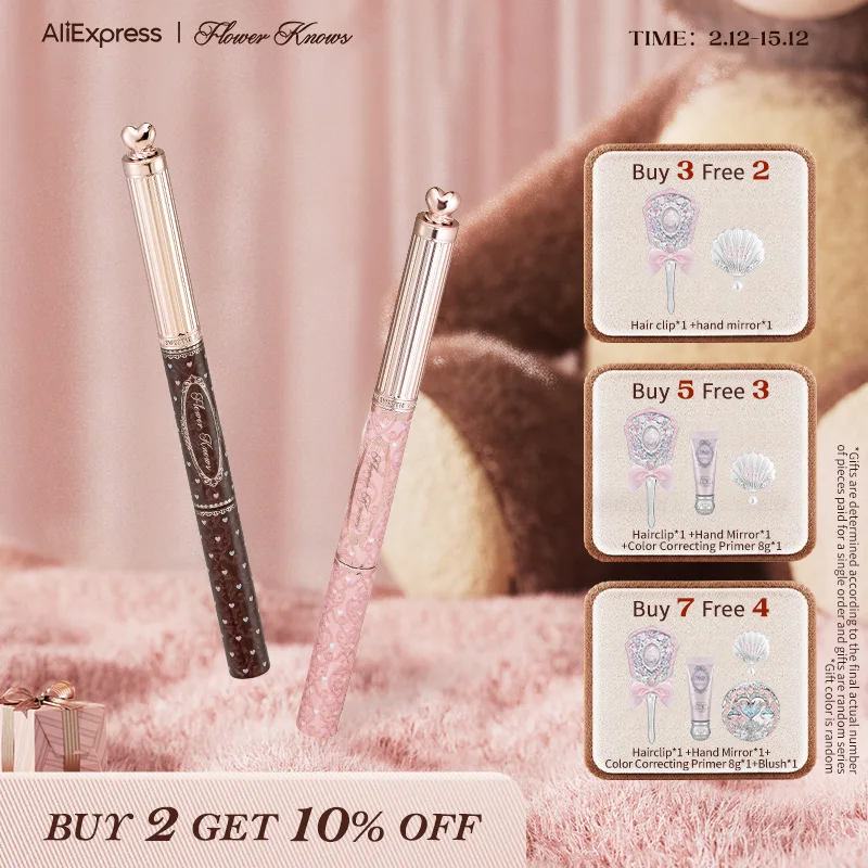 [NEW]Flower Knows The Sweetie Bear Collection Dual-Ended Brow Gel & Pencil