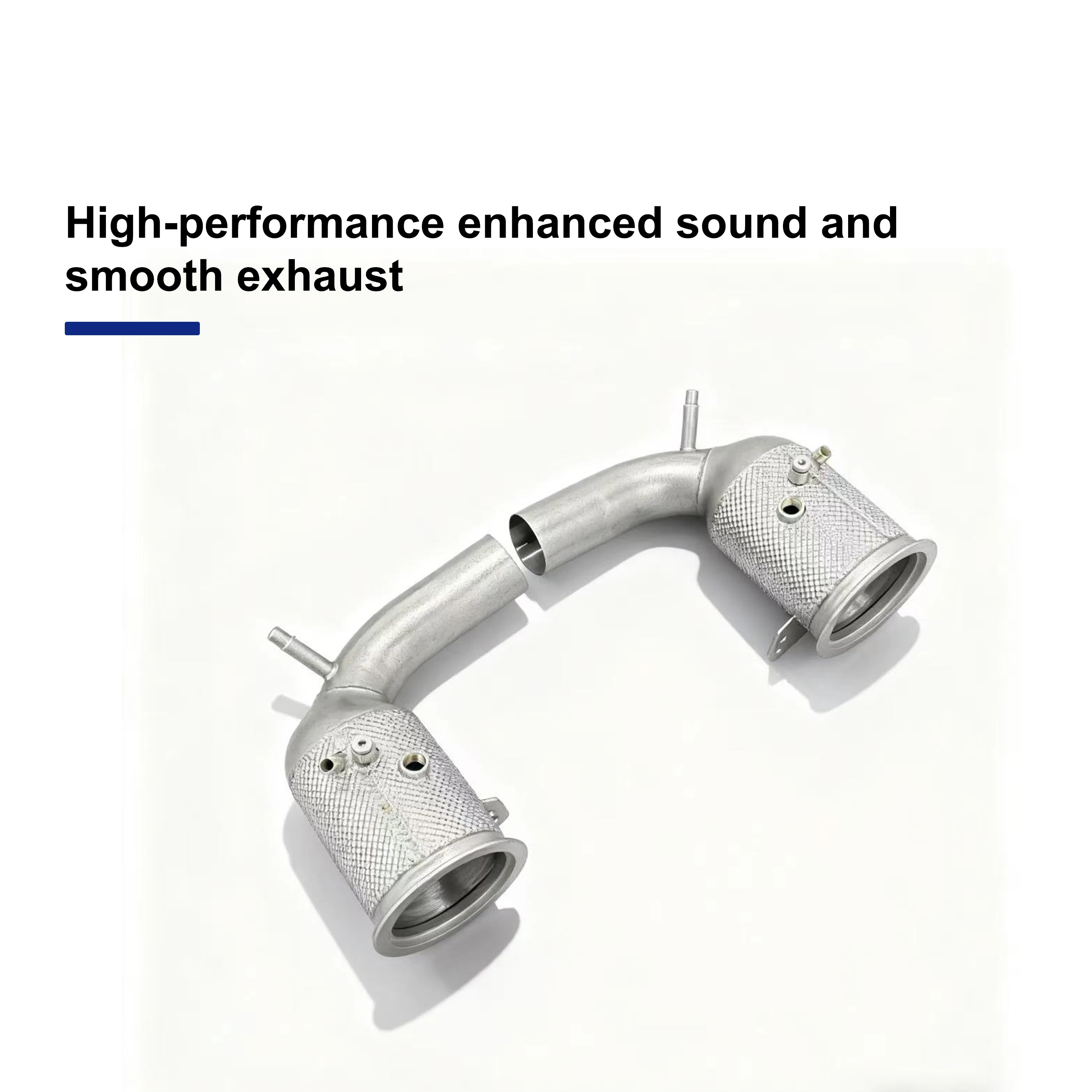 ACE geeignet für Porsche 911 992 Carrera Targa 3.0T SUS304 Downpipe mit drei Drei-Wege-Katalysatoren, Freifluss-Auspuffrohr – Detail 8