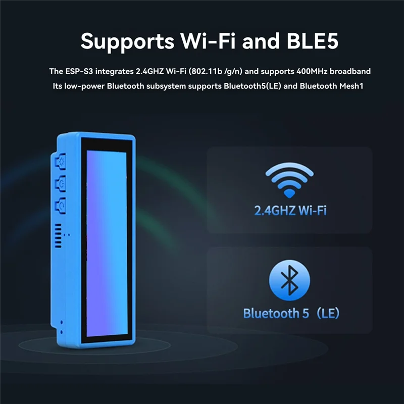 JABS-ESP32-S3 3.49 بوصة لـ Deepseek AI Chat Box Development Board LCD شاشة تعمل باللمس بالسعة شاشة تعمل باللمس 172X640 N16R8
