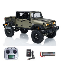 Toys RTR TWOLF 1/10 Metal TW-715 RC Off-road Vehicle 4WD Crawler Climbing Cars Truck with Sounds Lights Winch Smoke Unit Vehicle