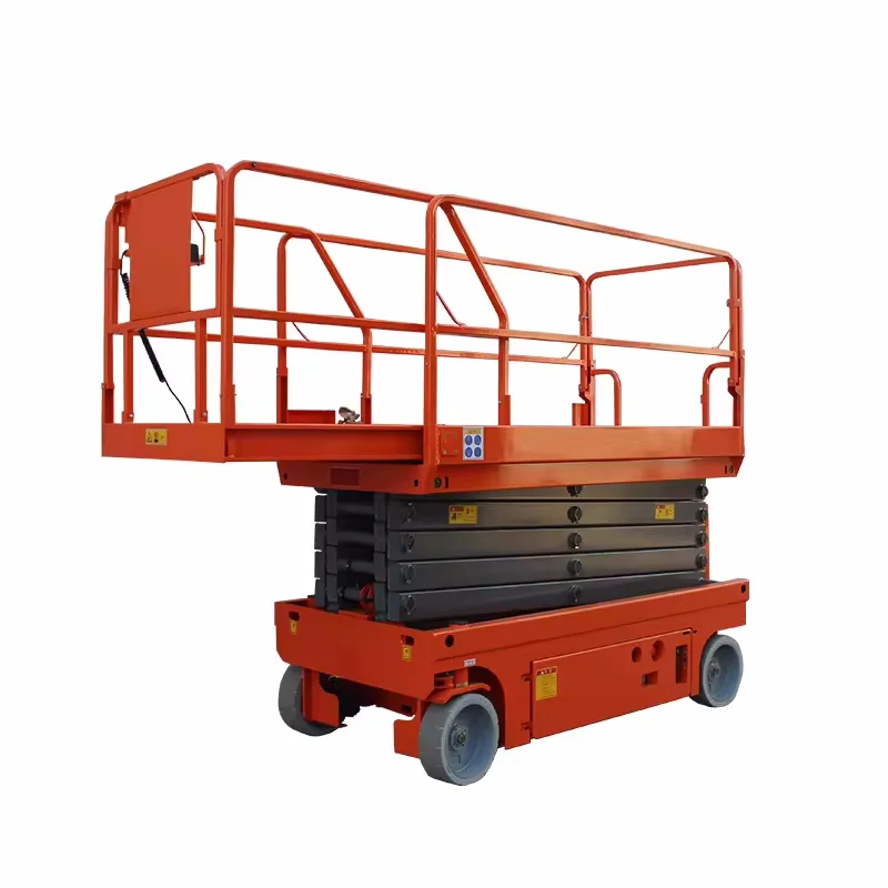 Platform Lift 8meters 450kg Mobile Fully Self-Propelled Electric Hydraulic Scissor Lifting Platform